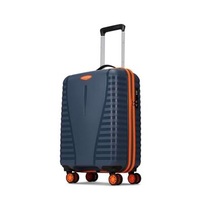 Aristocrat Airpro Max 8-Wheel Cabin, Hard Case Trolley Bag, Spanish Blue