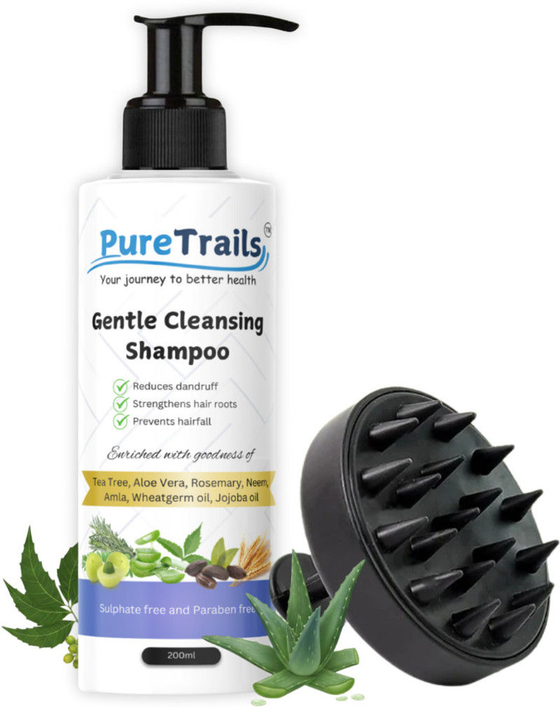 Buy PureTrails Shampoo get Scalp Massager Free worth Rs.139/-