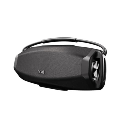 boAt Stone 510 25W Bluetooth Speaker | Portable Wireless Speaker with 8H Playtime, IPX5 & TWS Mode (Black)
