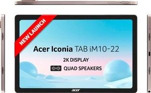 Acer Iconia Tab 6 GB RAM 128 GB ROM 10.36 inch with Wi-Fi+4G MediaTek Helio G99 Tablet (Gold)