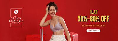 The Grand Lingerie Festival | Flat 50% - 80% Off | + Free Gift on every order