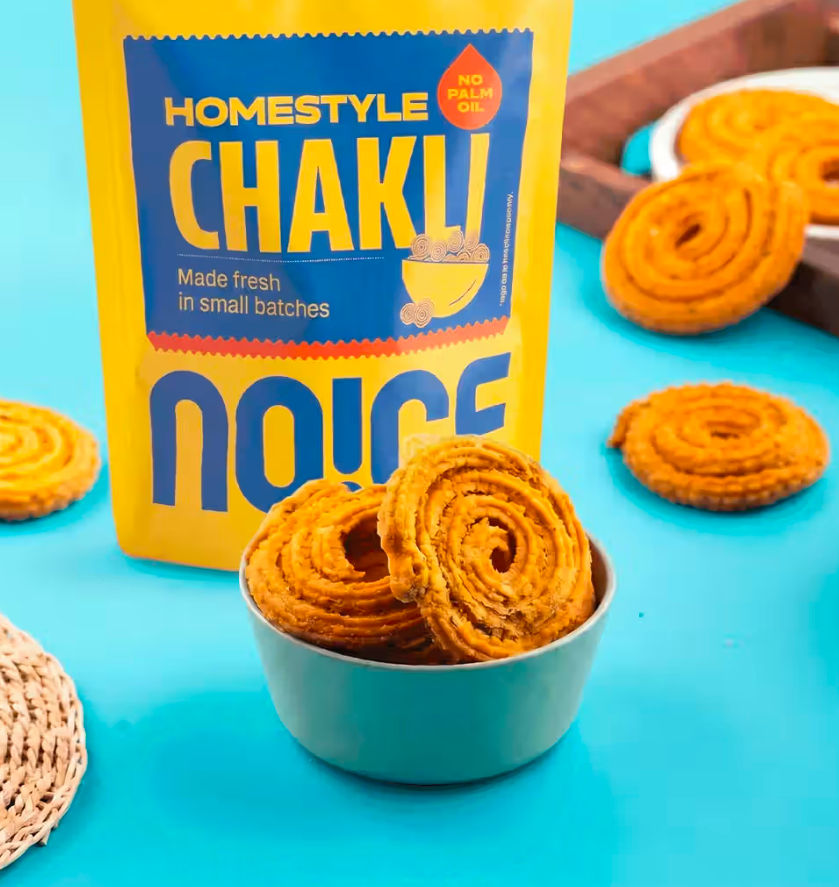 NOICE Homestyle Chakli 100gm (No Palm Oil Namkeen & Snacks) on Instamart