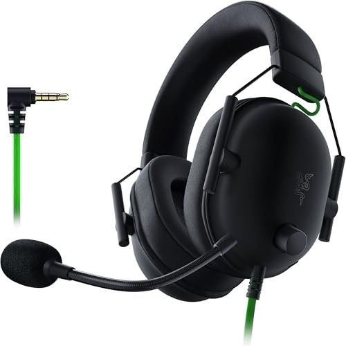 Razer BlackShark V2 X Smartchoice Wired Gaming Headset with Mic, 7.1 Surround Sound, (PC/PS/Xbox/Switch/Mobile), 3.5mm Jack_Black