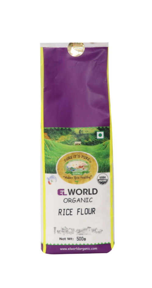 Elworld Agro & Organic Food Products Rice Flour 500g
