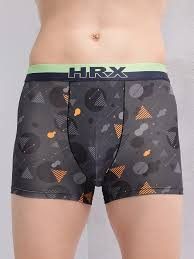 HRX by Hrithik Roshan Pack Of 2 Printed Antimicrobial Trunks (ONLY ON FIRST PURCHASE)