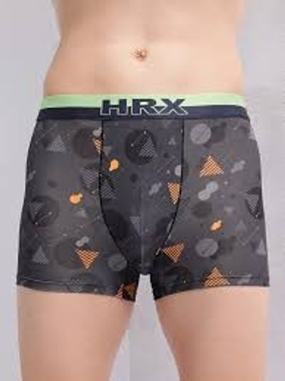HRX by Hrithik Roshan Pack Of 2 Printed Antimicrobial Trunks (ONLY ON FIRST PURCHASE)