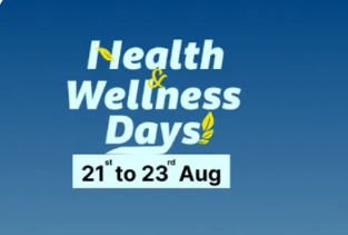 Health & Wellness days up to 50 % off in Health essentials