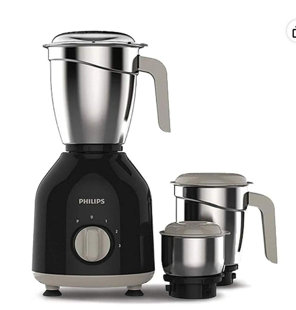 Philips HL7756 Mixer Grinder 750W, with 3 Stainless Steel Jars @ 2309