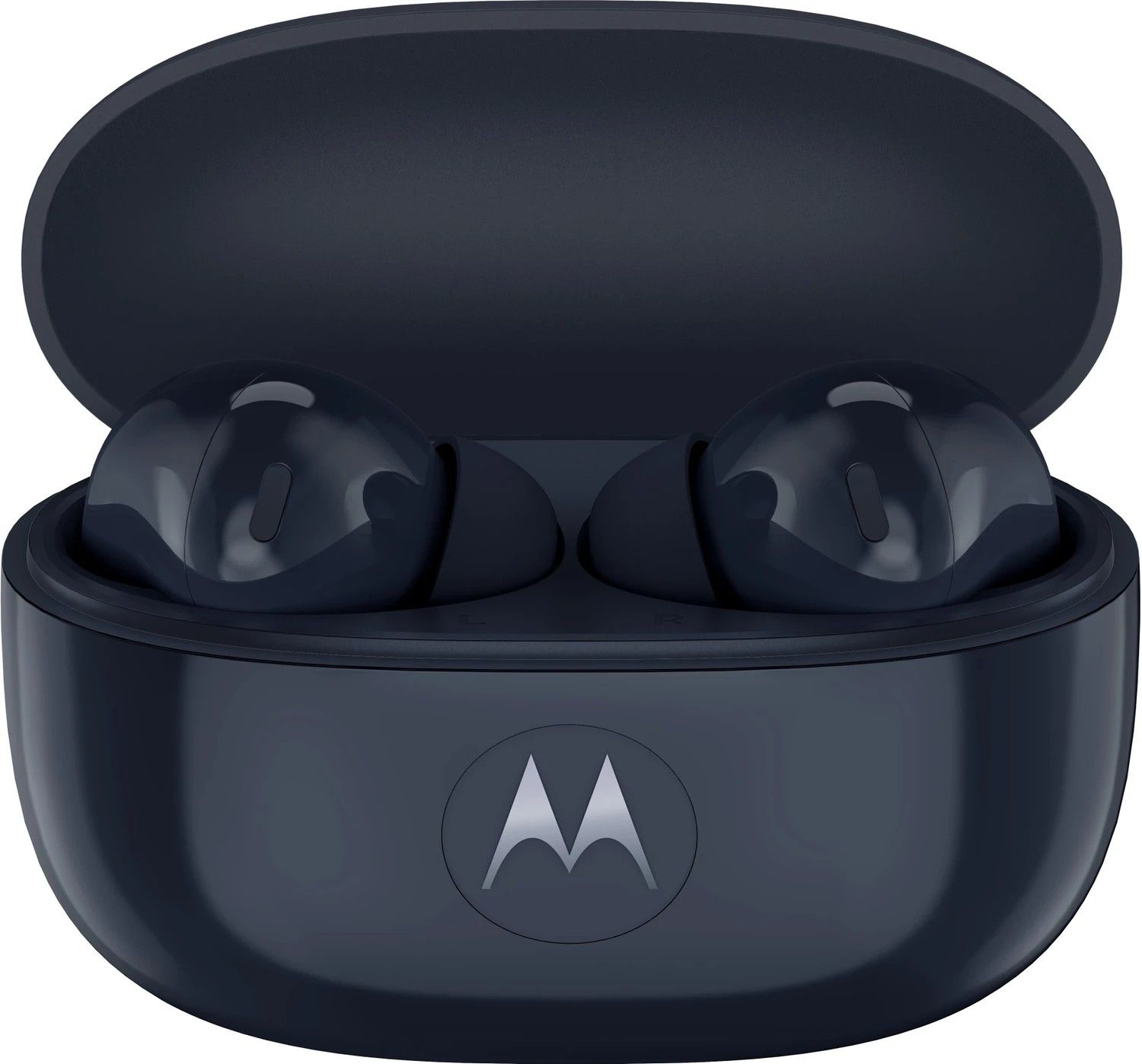 MOTOROLA Buds2 with 6mic 55dB ANC,11+6 mm Dual Drivers,IP54 Bluetooth Headset (PANTONE Carbon (Solid), True Wireless)
