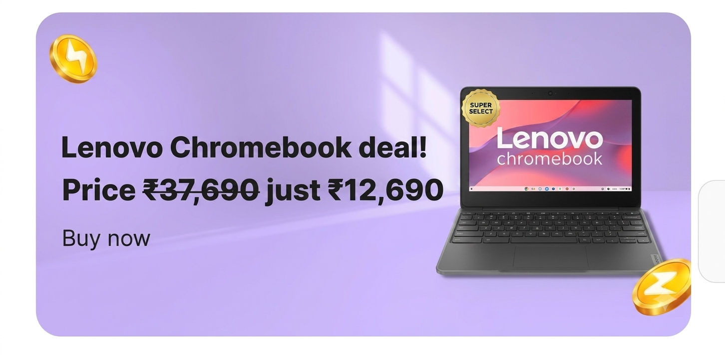 Lenovo 100e Chromebook Gen 4 MediaTek MediaTek Kompanio 528 - (4 GB/64 GB EMMC Storage/Chrome OS) 100e Chromebook Gen 4 Chromebook (11.6 Inch, Graphite Grey, 1.23 Kg)