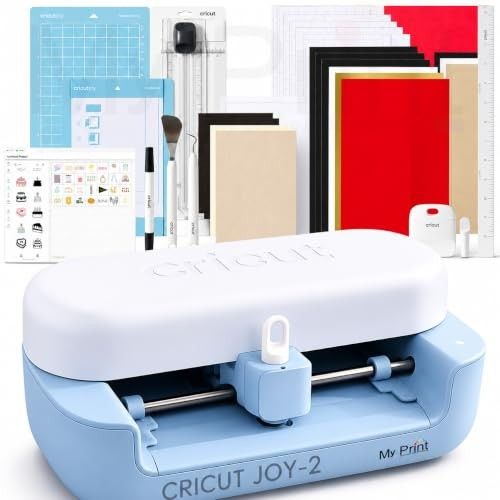 MY PRINT | Cricut Joy 2 Essential Bundle + Digital Content. Smart Compact Cutting Machine - perfect for projects like custom cards, simple decals & labels