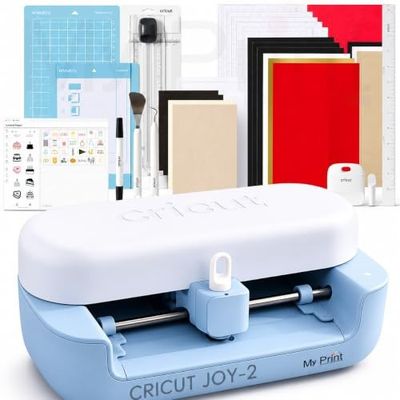 MY PRINT | Cricut Joy 2 Essential Bundle + Digital Content. Smart Compact Cutting Machine - perfect for projects like custom cards, simple decals & labels