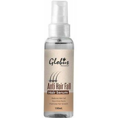 Globus Naturals Hair Serum for Anti-Hair Fall Frizz Control, Smooth Finish & Instant Shine (100 ml)