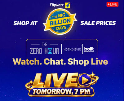 Upcoming: Win Free Phone Every 5 Min: Flipkart ZERO HOUR | Nothing (R), Boltt. Watch. Chat. Shop, Live 2nd Oct. @7pm