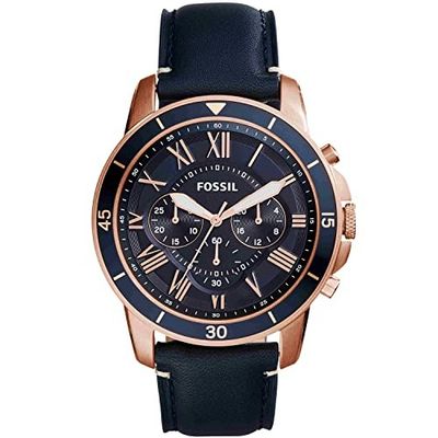 Fossil Analog Blue Dial Men's Watch