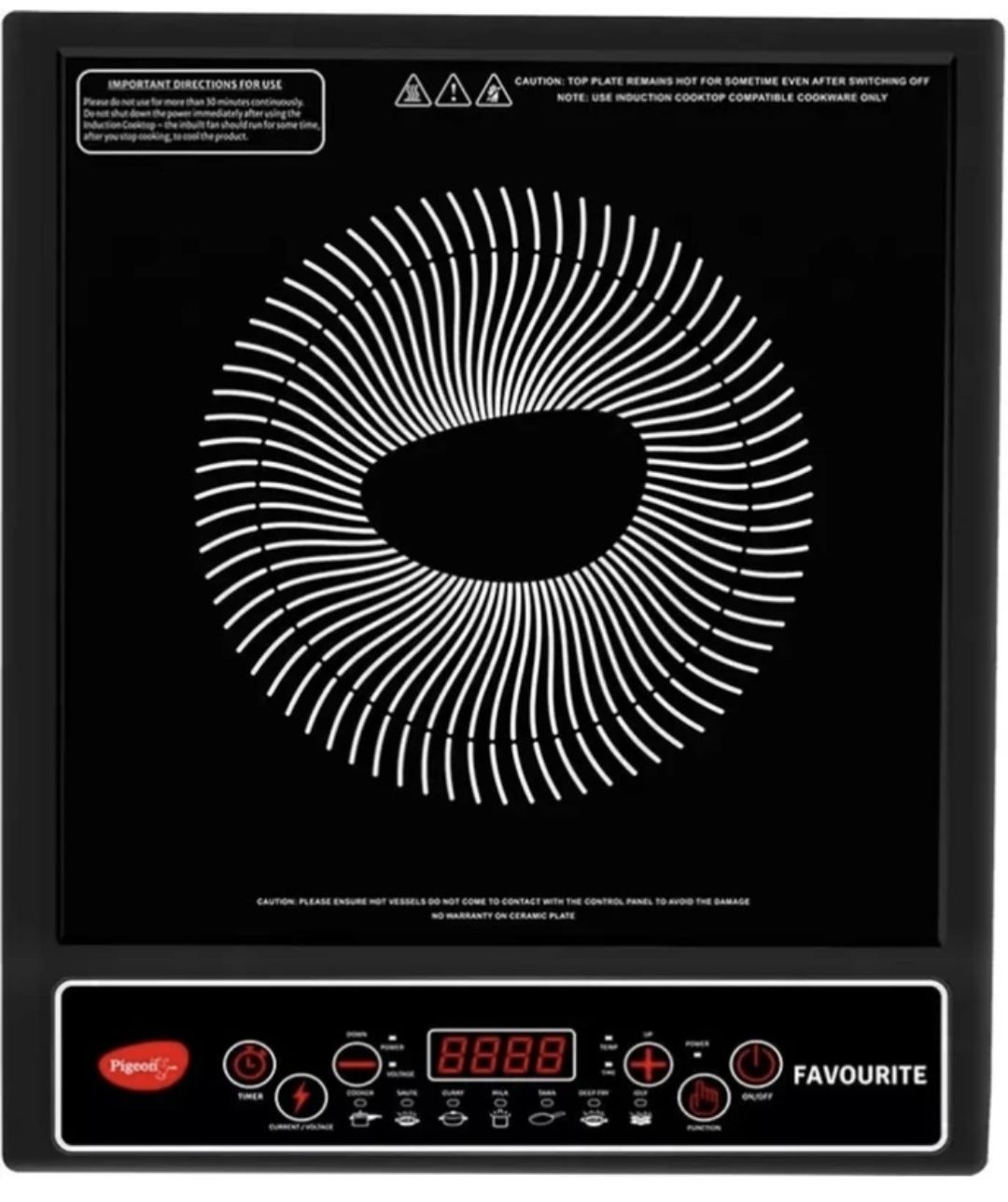 1800 W Induction Cooktop