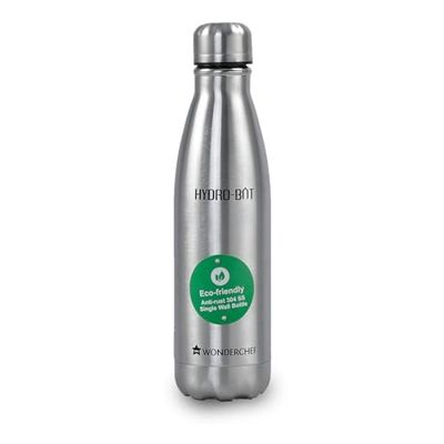 Wonderchef Stainless Steel Hydro Bot 1000 ml/ 1 Litre I Gift Box Packing I Single wall I Non-Insulated I 304 Stainless Steel I Non Toxic I BPA Free I Rust Free I 2 Years Warranty