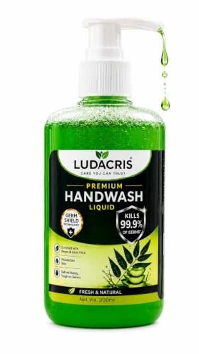 LUDACRIS Premium Handwash Liquid with Neem & Aloe Vera, 300ml