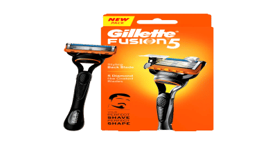 Instamart - Gillette Fusion 5, Shaving Razor for Men, With Back Blade for Beard Shaping