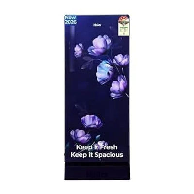 Haier 190 L 4 Star Direct Cool Single Door Refrigerator with Fast Ice Making, Easy Clean Back, Large Vegetable Box