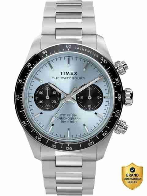 TIMEX Waterbury Round 39mm Blue Analog Watch - For Men TW2Y70500UJ