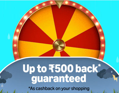 Spin and win guaranteed rewards up to ₹500