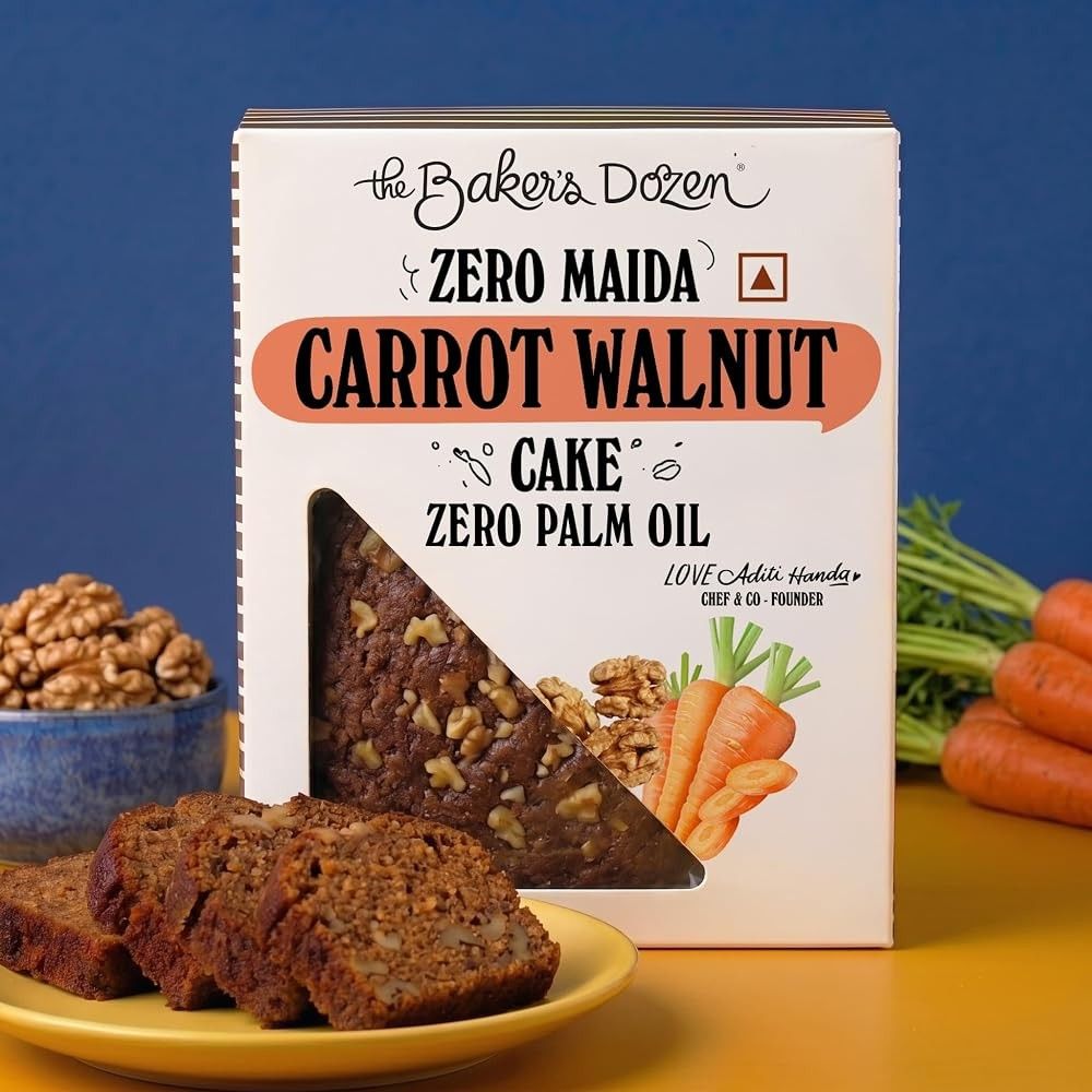 Amazon now - The Baker's Dozen Carrot Walnut Cake 150 g