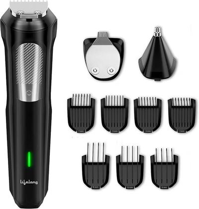 Lifelong Trimmer for Men All in One|Trimmer Men Beard| Shaving Machine with 7Combs, 1.5Hr TypeC, 2HrRuntime, 9000RPM :