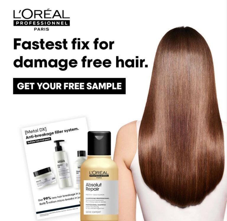 Get L’Oréal Professionnel sample for FREE (Free Shipping)
