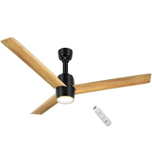 RR Signature OPUL AIR 1200mm BLDC Underlight Ceiling Fan with 100% Pure Copper Motor 35W | 350 RPM High Speed | Remote Control & 3 Light Modes LED Light | 3 Year Warranty - PINE WOOD Free Installation