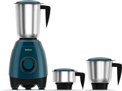 HAVELLS ESO 750 W Mixer Grinder (GHFMGELG075 | 3 Jars | Green)
