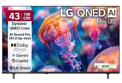 LG 108 cms (43 inches) Q65 AI Series 4K Ultra HD (3840 x 2160) Smart webOS Mini LED TV 43QNED65BLA 2026