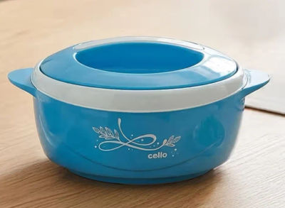 Cello Sapphire Inner Stainless Steel Insulated BPA Free and Food Grade Serving Casserole (1.5L, Blue) on Instamart: