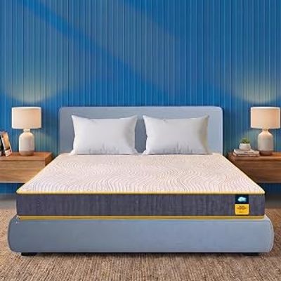 Centuary Sleepables 6-Inch Queen Size Orthopedic Memory Foam Mattress - Ergonomic Back Support & Body Pressure Relief (7 Years Warranty)