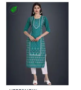 MYNTRA BFF Specials - Women Kurta and Kurtis Under 134