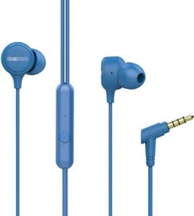 boAt Bassheads 103 Wired Earphones Wired Headset (Blue, In the Ea...more