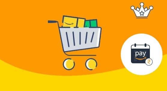 Amazon Shopping - GET FLAT ₹50 BACK Min order: ₹300 using Amazon Pay Later