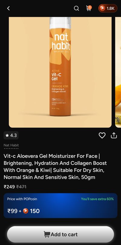 Nat Rabbit Vitamin C Moisturizer