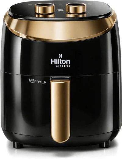 HILTON 1200W Electric Manual Air Fryer, Automatic Shut Off, 4.2 Litre Non-Stick Basket Air Fryer (4.2 L)