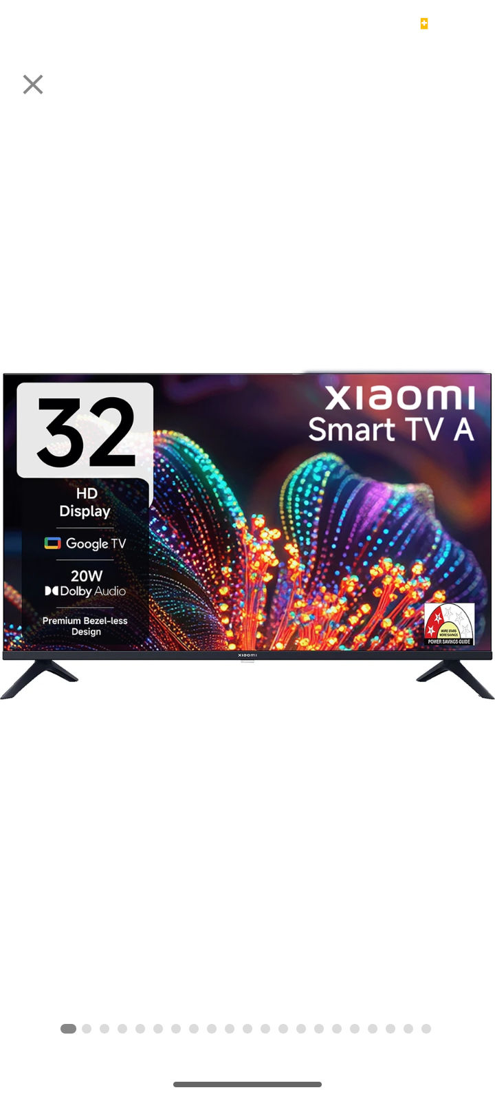 Xiaomi Mi (32 inch) HD Ready LED Smart Google TV with 200+ Free Channels