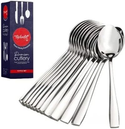 Culinary Crafts SpoonSet_12 Stainless Steel Table Spoon, Sugar Spoon, Coffee Spoon Set