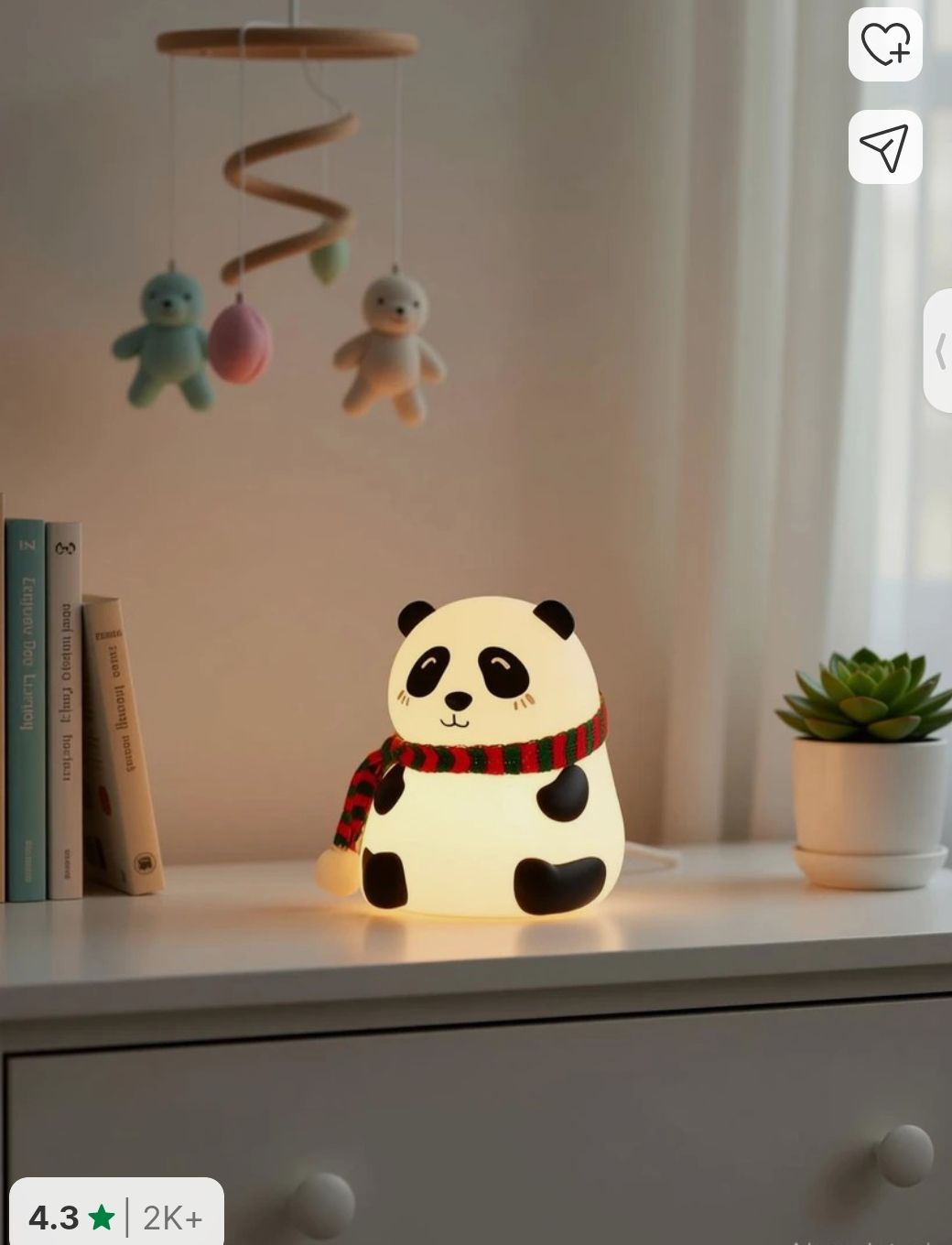 Panda lamp