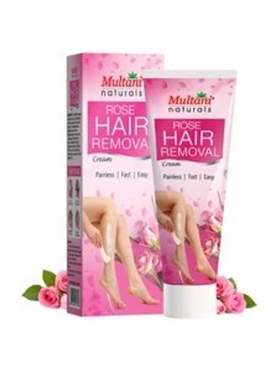 Multani naturals Rose Hair Removal Cream | Painless & Stripless -...more