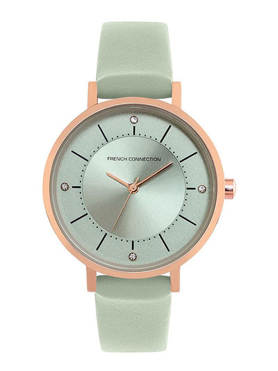 Buy French Connection Embellished Dial & Leather Straps Analogue Watch FCN00010B - Watches for Women 22673904 | Myntra