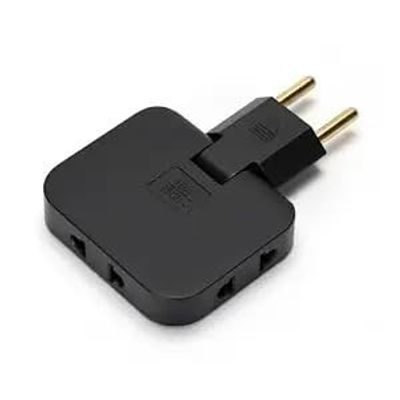 Rotating Plug Adapter 180 Degree Swivel Wall Tap Multi Outlet