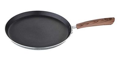 BERGNER Alpine Forged Aluminium Non-Stick Flat Tawa, 26 cm, Induction Base, Grey. [Apply coupon]