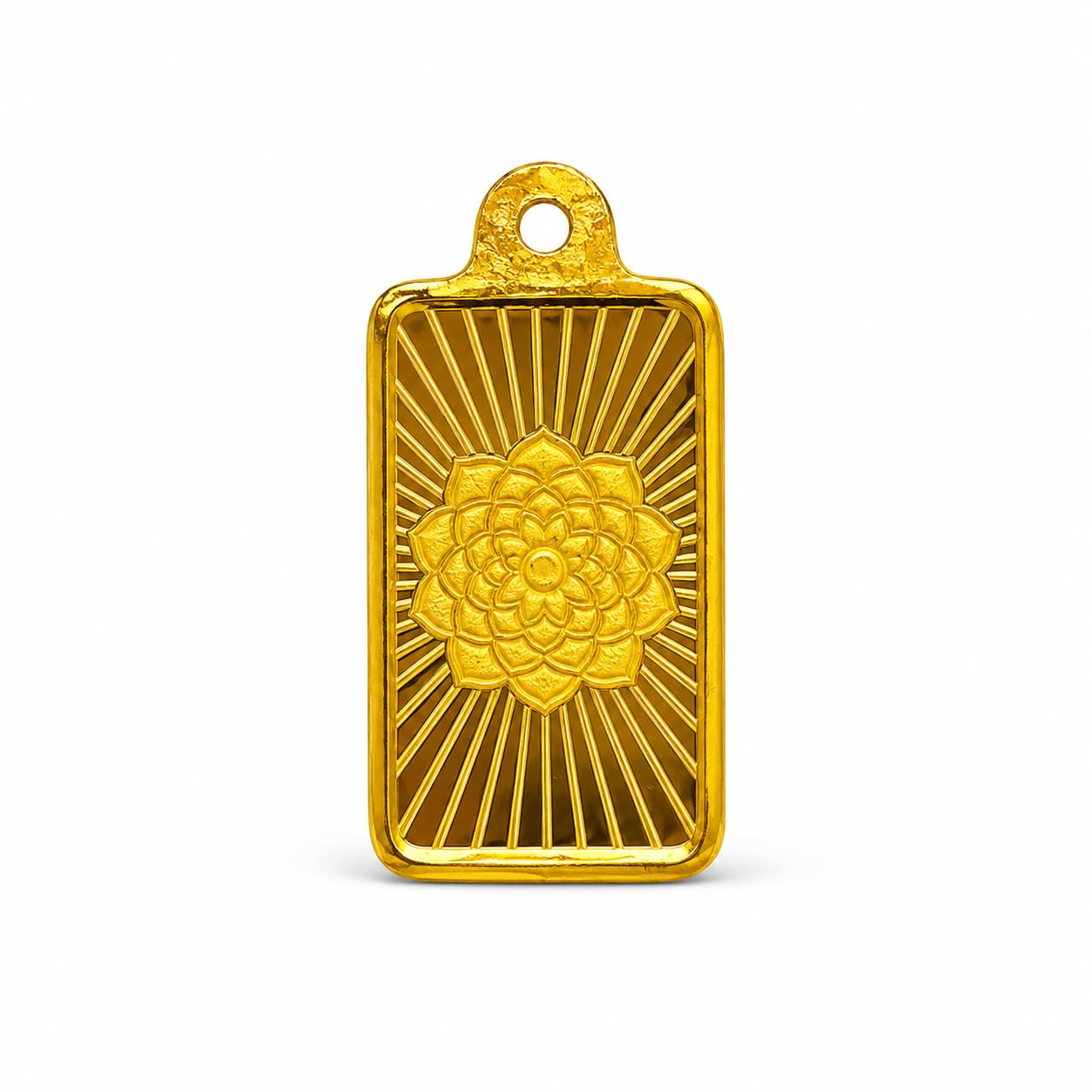 24 Karat (999) Pure 2 g Gold Bar Pendant - Flower @ 28868