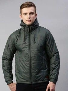 UNSULLY Men Solid Bomber Jacket