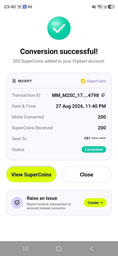 [Loot] Easy ₹140 Amazon Voucher / 70 Accor Points via MyMints, SuperCoins & Maximize Trick