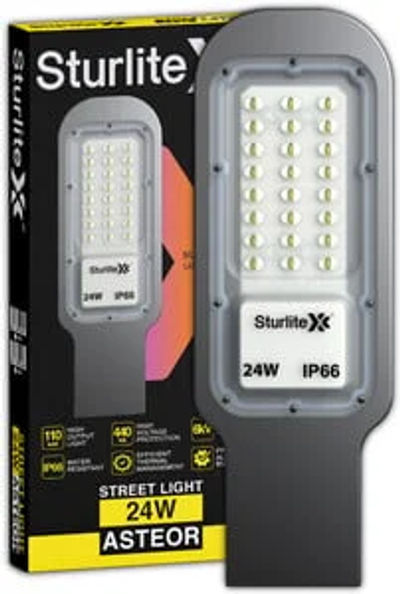 Sturlite Asteor 24W LED Street Light - (Pack of 1) (L-G-0060-24W) Flood Light Outdoor Lamp (Grey)